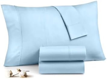 Toddler Pillowcase 100 Cotton Zippered Light Blue 12X16