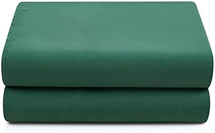 Small Microfiber Pillow Cases - Dark Green Set of 2