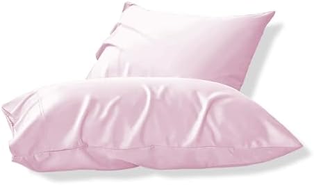 AYANSHI BEDDING Microfiber Pillow Cases Set of 2 20X26 Baby Pink