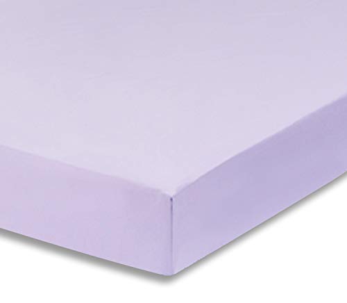 Everyday Kids Fitted Crib Sheet 28x52 Purple