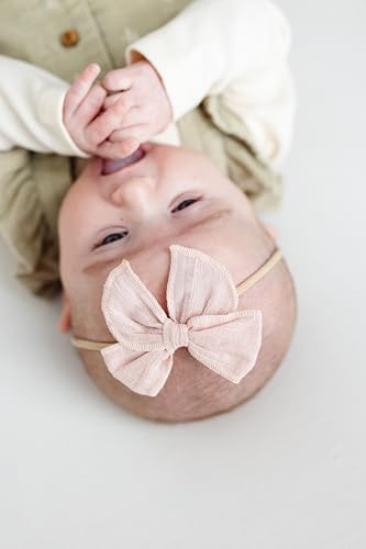 Little Poppy Co Handmade Embroidered Claire Bow