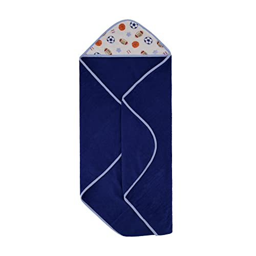 Cudlie Buttons Stitches Hooded Towels 3 Pack All Star Print