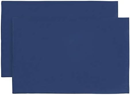 2-Pack Toddler Travel Pillowcases - 14x20 Navy Microfiber