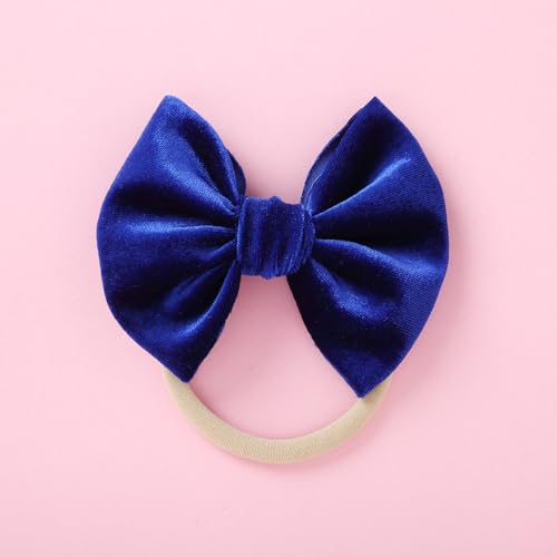 Esumun Baby Velvet Bow Headbands 4PCS