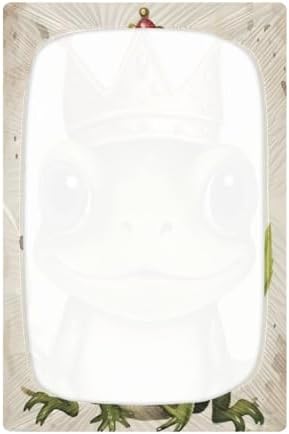 Wajiw Frog Crib Sheets Soft Breathable Fitted 28x52In