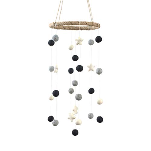 Matthew Mae Felt Ball Star Ceiling Mobile