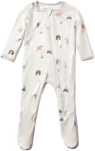 Bamboo Little Soft Baby Footie Pajamas 0-24 Months
