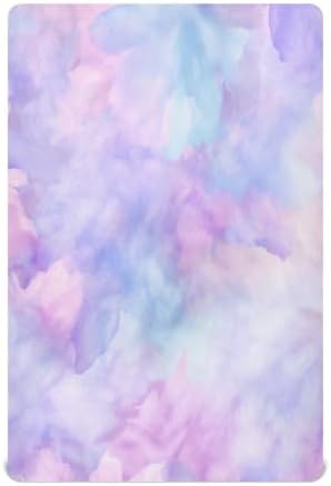 Wajiw Tie Dye Crib Sheets Soft Breathable Fitted