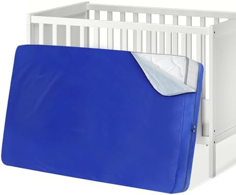 Coldwind Crib Mattress Bag Waterproof Heavy Duty Blue 52 x 28 x 65