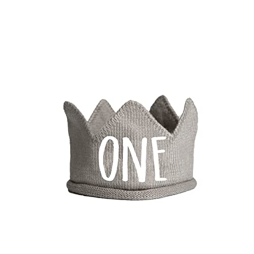 Troubleboy White 1st Birthday Crown for Boy or Girl