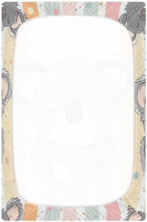 Wajiw Crib Sheets for Girls and Boys Soft Breathable Fitted
