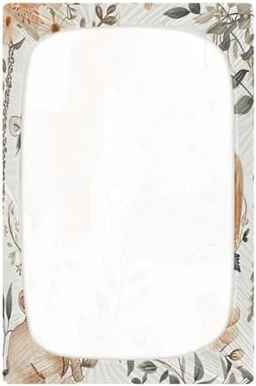 Wajiw Forest Animals Crib Sheets for Girls and Boys 1