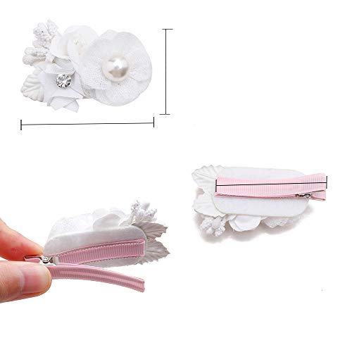 Flower Hair Clips for Baby Girls 6pcs Set