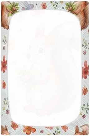 Wajiw Squirrel Crib Sheets for Girls and Boys
