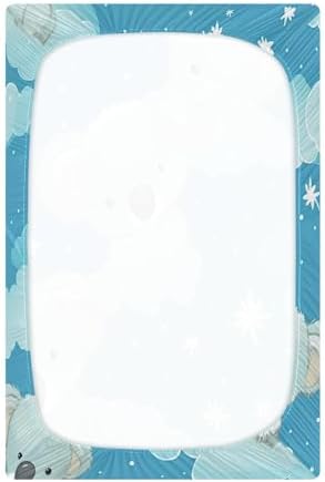 Wajiw Crib Sheets Soft Breathable Fitted for Standard Crib Mattresses