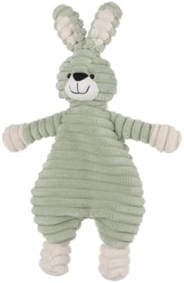 Apricot Lamb Corduroy Bunny Lovey Blanket for Babies