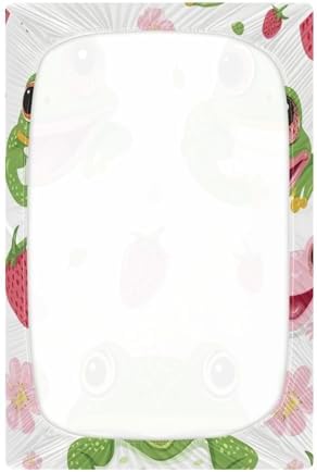 Wajiw Frogs Crib Sheets for Girls and Boys 1
