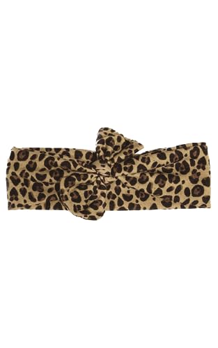 Leopard Print Stretchy Bow Baby Headband