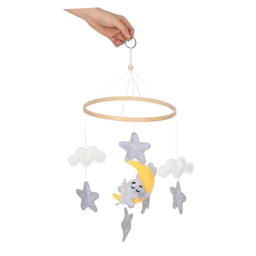 Kisangel Crib Mobile with Felt Animals