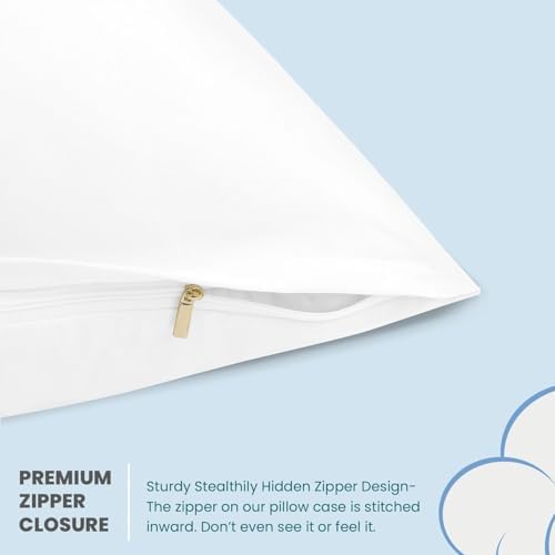 Toddler Pillowcase 100 Cotton Zippered Light Blue 12X16