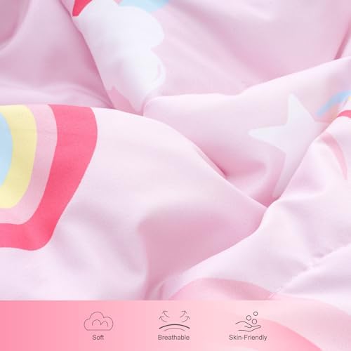 Davids Kids 4 Piece Toddler Bedding Set - Rainbow