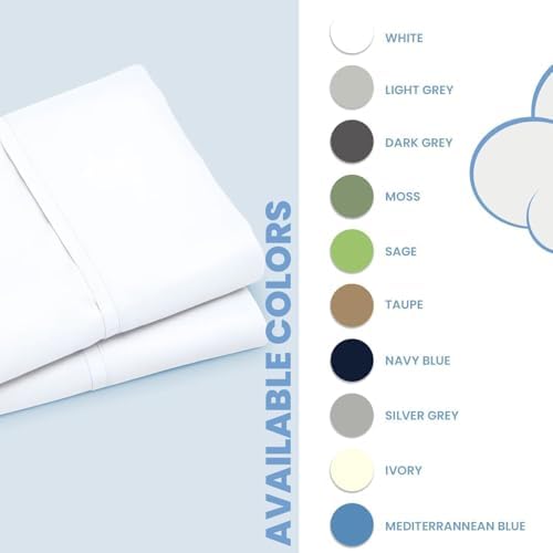 Toddler Pillowcase 100 Cotton Zippered Light Blue 12X16