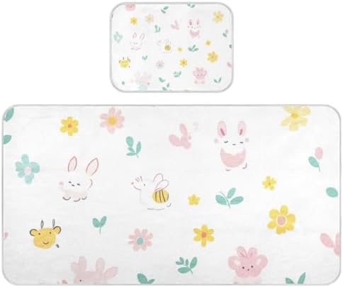 Cooling Baby Mattress Pad Protector 28x52 Waterproof