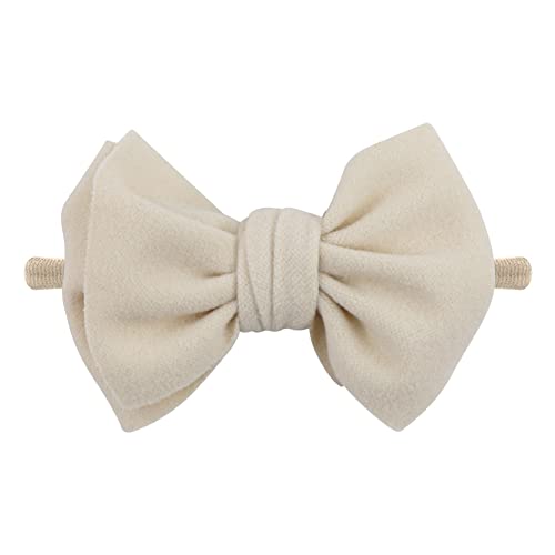 3pcs Baby Girl Elastic Hair Bow Headband for Newborn Toddler