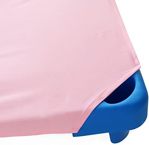 Biloban Crib Sheets 23 x 51 Pink Microfiber
