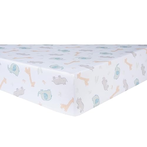 Sammy Lou Safari Babies 4-Piece Crib Bedding Set