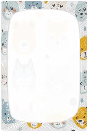 Wajiw Crib Sheets Soft Breathable Fitted for Standard and Toddler Mattresses 1