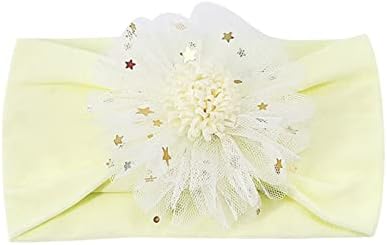Toddler Stretch Flower Tulle Hairband Headwear 0-3 Years