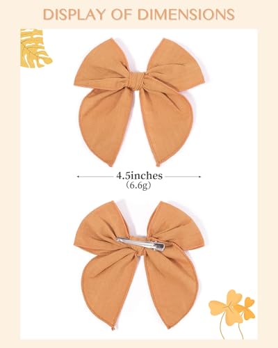 Doboi 20PCS Fable Bows 45 Inch Hair Clips 10PCS Baby Girls Headbands