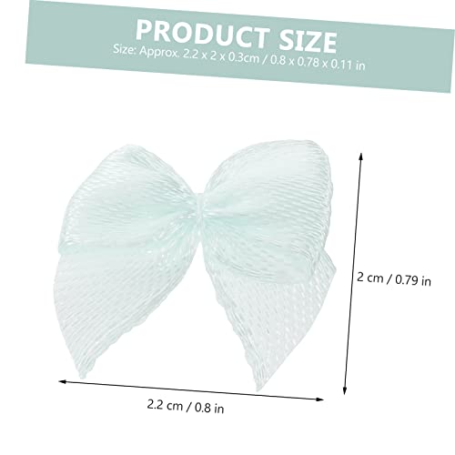 QUMIIRITY Sky-blue Handmade Hair Bows for Kids
