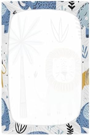 Wajiw Cute Animals Crib Sheet Set for Standard Size Mattress