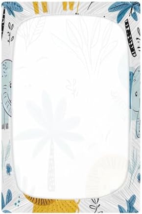 Wajiw Crib Sheets for Girls and Boys 28x52In