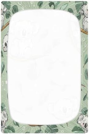 Wajiw Koala Crib Sheets Soft Breathable Fitted Sheets