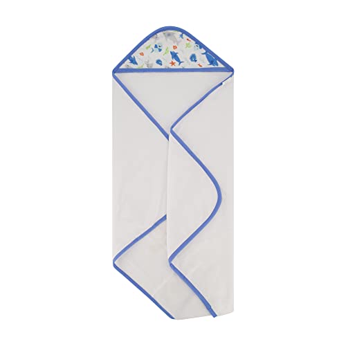 Cudlie Buttons Stitches Hooded Towels 3 Pack Jawsome Print