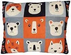 Smiles Hugs 13x18 Toddler Pillow - Pets Design
