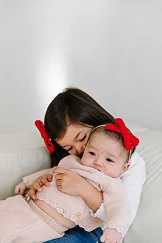 Little Poppy Co Three Hair Bows Set for Baby Girls
