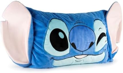 Jay Franco Body Pillow Cover - Lilo and Stitch Blue 20 x 30 Inches