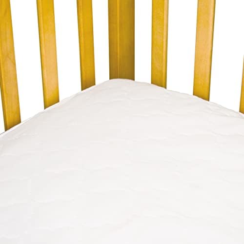 Sealy Baby Waterproof Crib Mattress Protector Pad - 52 x 28 White
