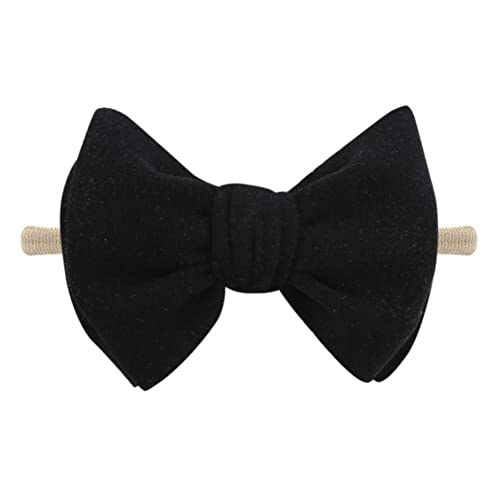 3pcs Baby Girl Elastic Hair Bow Headband for Newborn Toddler