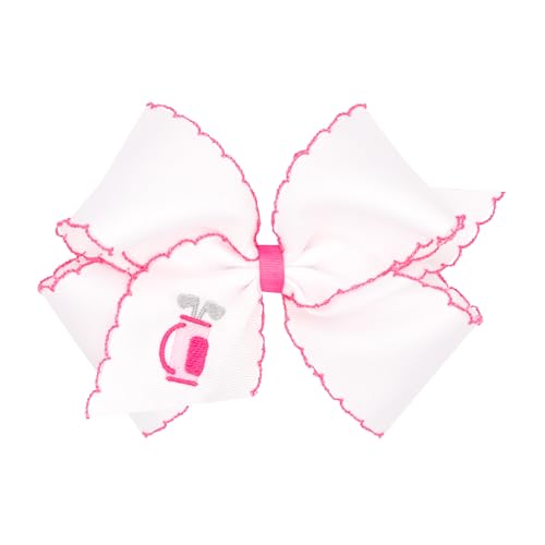 Wee Ones Girls Country Club Hair Bow with WeeStay Clip