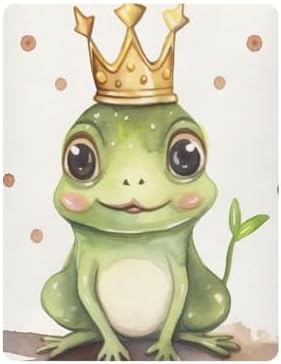 Wajiw Frog Crib Sheets for Girls and Boys