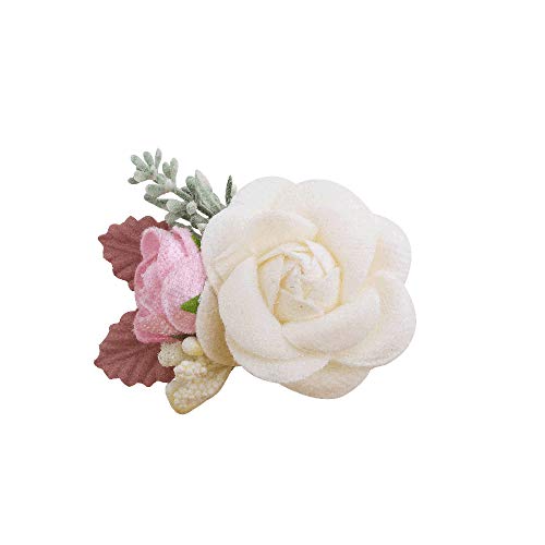 Flower Hair Clips for Baby Girls 6pcs Set
