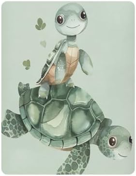 Wajiw Turtle Crib Sheets for Soft and Breathable Sleep 1