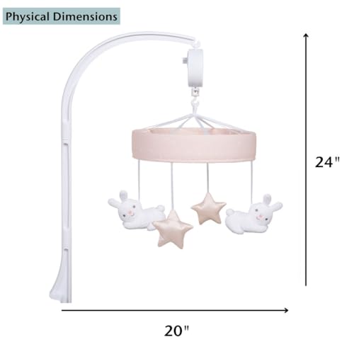 Sammy Lou Cottontail Cloud Crib Mobile with Music 1