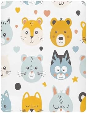 Wajiw Crib Sheets Soft Breathable Fitted for Standard and Toddler Mattresses 1