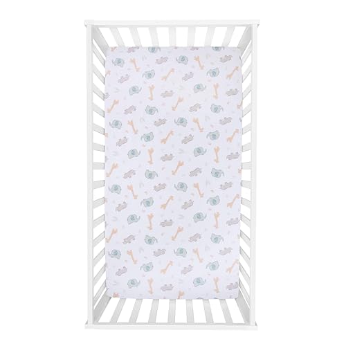 Sammy Lou Safari Babies 4-Piece Crib Bedding Set